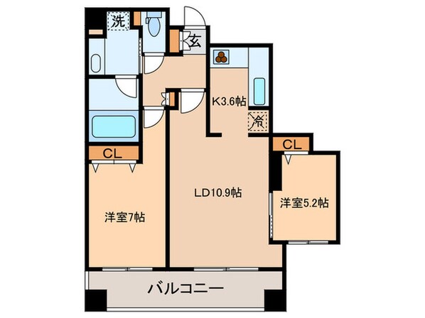 クリオ文京小石川の物件間取画像